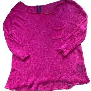 - Guess pink long sleeve sweater